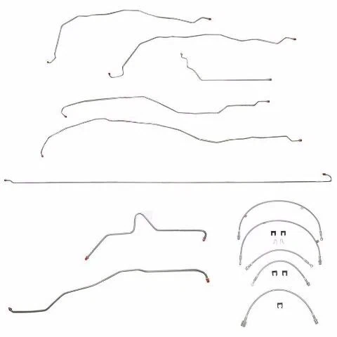 01-07 Chevrolet Silverado 2500 HD Brake Line & Hose Kit Crew Cab_Short Bed